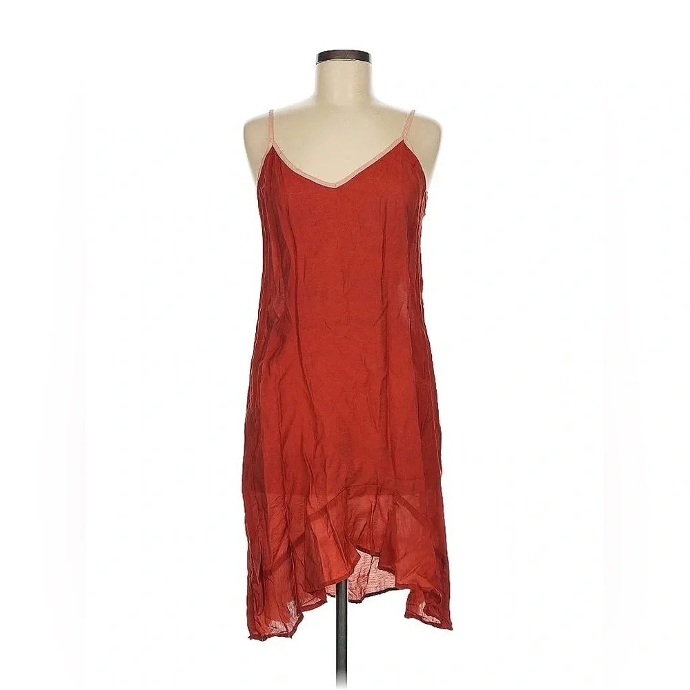 Anthropologie Lacausa Red Sleeveless slip Dress - Picture 2 of 7